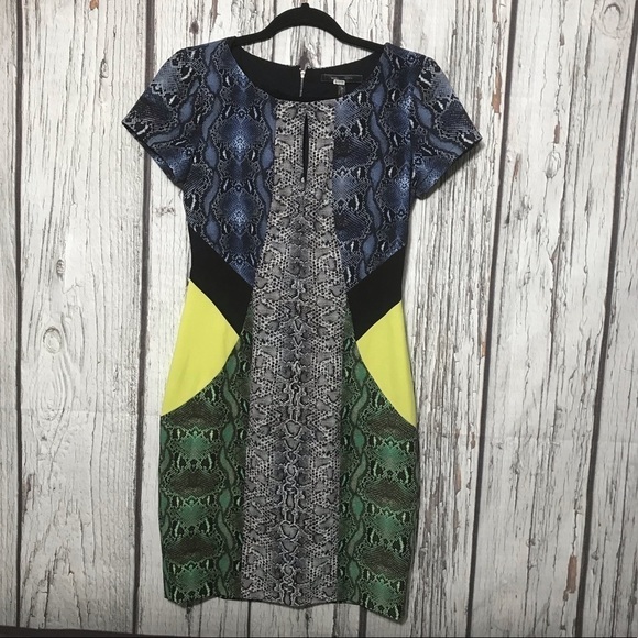 BCBGMaxAzria Chloe Snakeskin Dress D103 - Picture 2 of 8